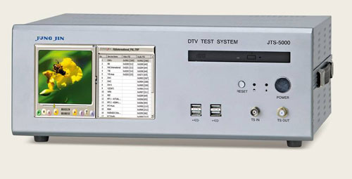 Front-panel of JTS-5000 DTV Test System